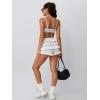 image:imageTrendy Queen Womens Ruffle Shorts Hollow Out Crochet Bloomers Lolita Clothes Teen Girls Summer Vacation Beach Fashion 2025