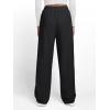 image:imageTrendy Queen Womens Wide Leg Sweatpants Baggy Y2K High Waisted Joggers Fall Fashion Outfits Clothes with Pockets 2026Black