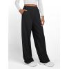 image:imageTrendy Queen Womens Wide Leg Sweatpants Baggy Y2K High Waisted Joggers Fall Fashion Outfits Clothes with Pockets 2026Black