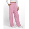 image:imageTrendy Queen Womens Wide Leg Sweatpants Baggy Y2K High Waisted Joggers Fall Fashion Outfits Clothes with Pockets 2026Pink