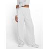 image:imageTrendy Queen Womens Wide Leg Sweatpants Baggy Y2K High Waisted Joggers Fall Fashion Outfits Clothes with Pockets 2026White