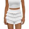 image:imageTrendy Queen Womens Ruffle Shorts Hollow Out Crochet Bloomers Lolita Clothes Teen Girls Summer Vacation Beach Fashion 2025
