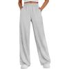 image:imageTrendy Queen Womens Wide Leg Sweatpants Baggy Y2K High Waisted Joggers Fall Fashion Outfits Clothes with Pockets 2026Grey