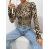 image:imageTrendy Queen Womens Long Sleeve T Shirts Fall Fashion 2026 Basic Crop Tops Going Out Outfits Y2k ClothesLeopard