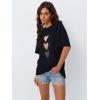 image:imageTrendy Queen Womens Graphic Tees Oversized Casual Tops Short Sleeve Loose Fit T Shirts Going Out Cute Summer Tops 2025