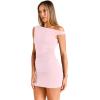 image:imageTrendy Queen Womens Mini Summer Dresses 2026 Going Out Off The Shoulder Bodycon Sexy Party Club Spring Fashion OutfitsPink
