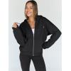 image:imageTrendy Queen Womens Zip Up Hoodies 2026 Oversized SweatshirtBlack