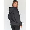 image:imageTrendy Queen Womens Zip Up Hoodies 2026 Oversized SweatshirtBlack Grey