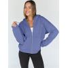 image:imageTrendy Queen Womens Zip Up Hoodies 2026 Oversized SweatshirtBlue Purple