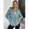 image:imageTrendy Queen Womens Zip Up Hoodies 2026 Oversized SweatshirtLake