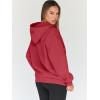 image:imageTrendy Queen Womens Zip Up Hoodies 2026 Oversized SweatshirtRed
