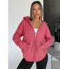 image:imageTrendy Queen Womens Zip Up Hoodies 2026 Oversized SweatshirtWatermelon