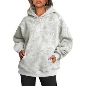 image:imageTrendy Queen Womens Oversized Hoodies Fleece Sweatshirts Fall Fashion Pullover Sweaters Winter ClothesCamo Light Grey