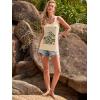 image:imageBeach Vacation Clothes for Women Sleeveless Graphic Tees Tank Tops 2026 Summer Casual Loose Fit Shirts CamisoleApricot Flower