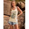 image:imageBeach Vacation Clothes for Women Sleeveless Graphic Tees Tank Tops 2026 Summer Casual Loose Fit Shirts CamisoleApricot Flower