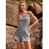 image:imageBeach Vacation Clothes for Women Sleeveless Graphic Tees Tank Tops 2026 Summer Casual Loose Fit Shirts CamisoleLight Grey
