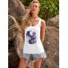 image:imageBeach Vacation Clothes for Women Sleeveless Graphic Tees Tank Tops 2026 Summer Casual Loose Fit Shirts CamisoleWhite 2