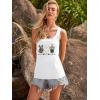 image:imageBeach Vacation Clothes for Women Sleeveless Graphic Tees Tank Tops 2026 Summer Casual Loose Fit Shirts CamisoleWhite 3