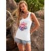 image:imageBeach Vacation Clothes for Women Sleeveless Graphic Tees Tank Tops 2026 Summer Casual Loose Fit Shirts CamisoleWhite Floral 1