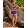image:imageBeach Vacation Clothes for Women Sleeveless Graphic Tees Tank Tops 2026 Summer Casual Loose Fit Shirts CamisoleWine Red