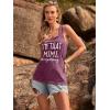 image:imageBeach Vacation Clothes for Women Sleeveless Graphic Tees Tank Tops 2026 Summer Casual Loose Fit Shirts CamisoleWine Red