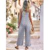 image:imageJumpsuits for Women 2026 Summer Rompers Boho Floral Overalls Casual Wide Leg Long Pant One Piece Vacation OutfitsPurple 1