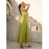 image:imageJumpsuits for Women 2026 Summer Sleeveless Casual Loose Wide Leg Long Pant Rompers One Piece Beach Vacation OutfitsGreen