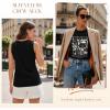 image:imageSleeveless Tank Tops for Women 2026 Summer Casual Blouses Graphic Tees Loose Fit Crewneck Vacation Outfits ShirtsPattern14