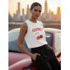 image:imageSleeveless Tank Tops for Women 2026 Summer Casual Blouses Graphic Tees Loose Fit Crewneck Vacation Outfits ShirtsPattern16