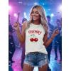 image:imageSleeveless Tank Tops for Women 2026 Summer Casual Blouses Graphic Tees Loose Fit Crewneck Vacation Outfits ShirtsPattern16