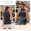 image:imageSleeveless Tank Tops for Women 2026 Summer Casual Blouses Graphic Tees Loose Fit Crewneck Vacation Outfits ShirtsPattern6