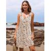 image:imageSummer Dresses for Women 2026 Sleeveless Floral Boho Swimsuit Cover Ups Casual Button Beach Vacation Tank SundressesPattern14
