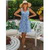 image:imageSummer Dresses for Women 2026 Sleeveless Floral Boho Swimsuit Cover Ups Casual Button Beach Vacation Tank SundressesPattern7