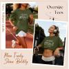 image:imageWomens Oversized T Shirts Graphic Tees Summer Short Sleeve Casual Loose Crewneck Basic Tunic Tops Trendy 2026Army Green