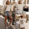 image:imageWomens Oversized T Shirts Graphic Tees Summer Short Sleeve Casual Loose Crewneck Basic Tunic Tops Trendy 2026Beige2