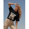 image:imageWomens Oversized T Shirts Graphic Tees Summer Short Sleeve Casual Loose Crewneck Basic Tunic Tops Trendy 2026Black Cat