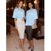image:imageWomens Oversized T Shirts Graphic Tees Summer Short Sleeve Casual Loose Crewneck Basic Tunic Tops Trendy 2026Blue