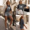 image:imageWomens Oversized T Shirts Graphic Tees Summer Short Sleeve Casual Loose Crewneck Basic Tunic Tops Trendy 2026Grey2