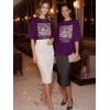 image:imageWomens Oversized T Shirts Graphic Tees Summer Short Sleeve Casual Loose Crewneck Basic Tunic Tops Trendy 2026Purple Flower 1