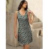 image:imageWomens Summer Dress 2026 Sleeveless Floral Boho Sundress Swimsuit Coverup Casual Loose Beach Vacation Tank DressesFloral Green 9