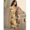 image:imageWomens Summer Dress 2026 Sleeveless Floral Boho Sundress Swimsuit Coverup Casual Loose Beach Vacation Tank DressesMulticolor 12