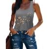 image:imageBeach Vacation Clothes for Women Sleeveless Graphic Tees Tank Tops 2026 Summer Casual Loose Fit Shirts CamisoleLight Grey