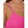 image:imageTrendy Queen Double Lined Adjustable Spaghetti Strap Tank Top for Women Cute Summer Basic Crop Top for Teen Workout Going OutHotpink