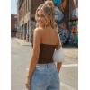 image:imageTrendy Queen Womens 3 Pack Strapless Bandeau Going Out Crop Tube TopsBlack white chocolate