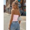 image:imageTrendy Queen Womens 3 Pack Strapless Bandeau Going Out Crop Tube TopsBlack white pink