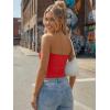 image:imageTrendy Queen Womens 3 Pack Strapless Bandeau Going Out Crop Tube TopsBlack white red