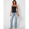 image:imageTrendy Queen Womens Off Shoulder Tube TopBlack