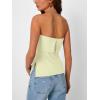 image:imageTrendy Queen Womens Off Shoulder Tube TopButter Yellow