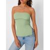 image:imageTrendy Queen Womens Off Shoulder Tube TopLight Green