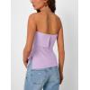 image:imageTrendy Queen Womens Off Shoulder Tube TopLight Purple